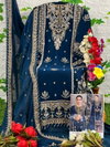 Zaha Aaeesha 10115 E To H Embroidery Georgette Pakistani Suits Wholesalers In Delhi
